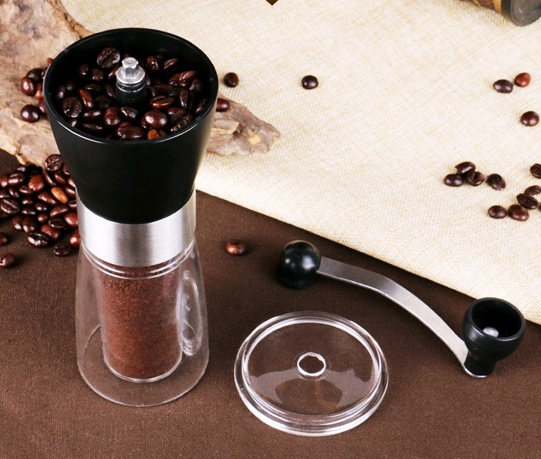 Manual Coffee Grinder – Hand Coffee & Pepper Mill for Home Brewing