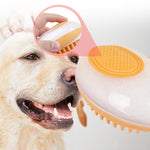 2-in-1 Pet Bath Brush – Dog & Cat Grooming Massage Comb